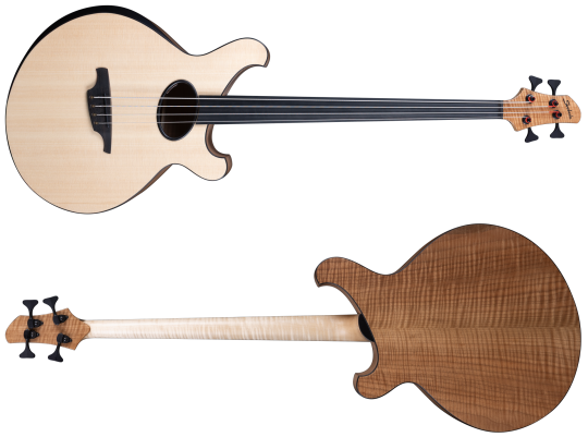 Maruszczyk Instruments Svoboda 4 Swiss Spruce Fretless 32''